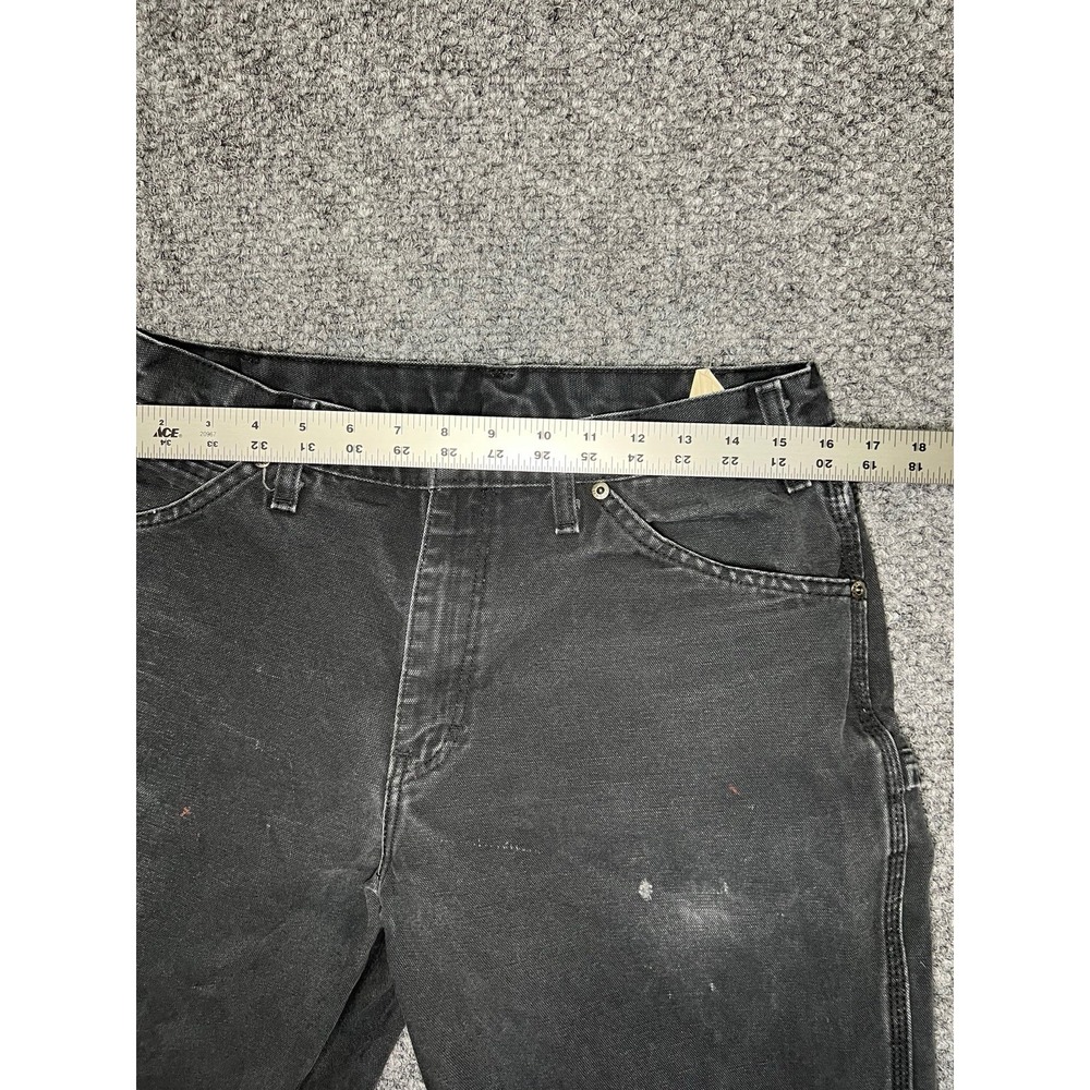 Dickies Men's Black Work Pants 32x32 Utility Pockets Workwear Construction - Picture 4 of 5